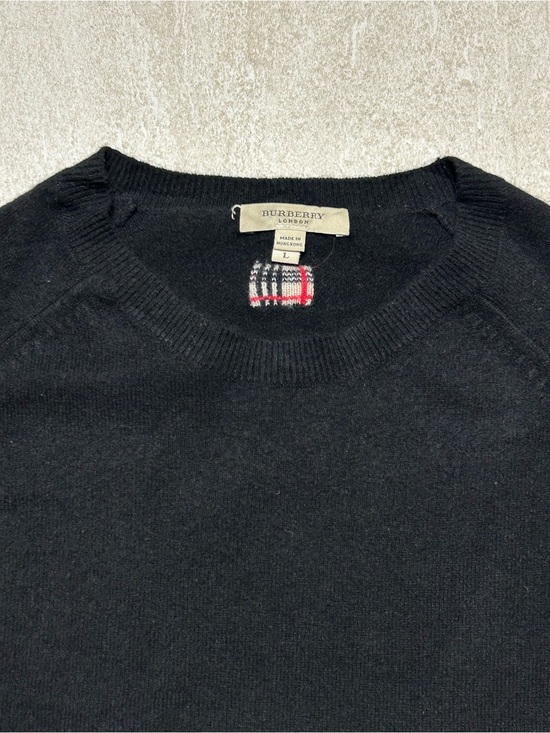 Burberry Other - BURBERRY LONDON NOVA CHECK CASHMERE SWEATER SIZE LARGE